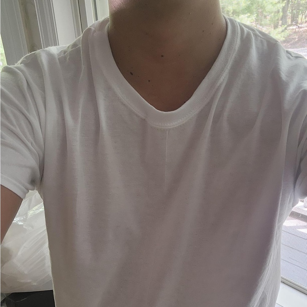 Pandora White Logo Tee